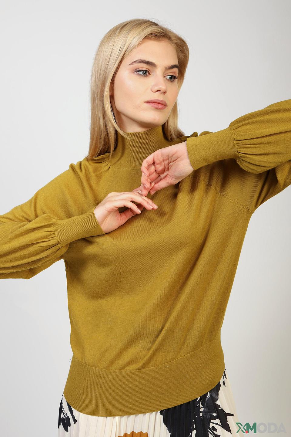 Пуловер Luisa Cerano горчичный