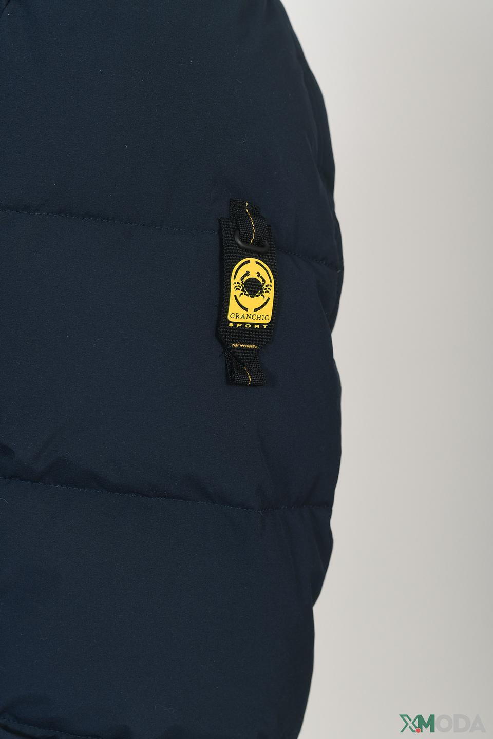 Куртка Granchio стеганая синяя