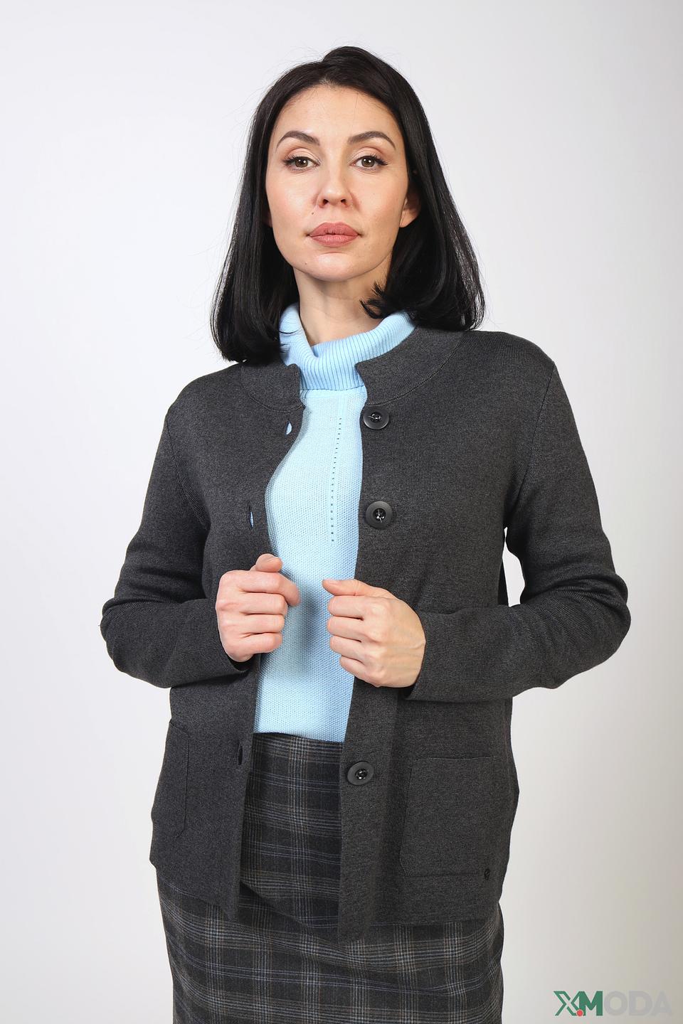 Жакет Olsen серый приталенный