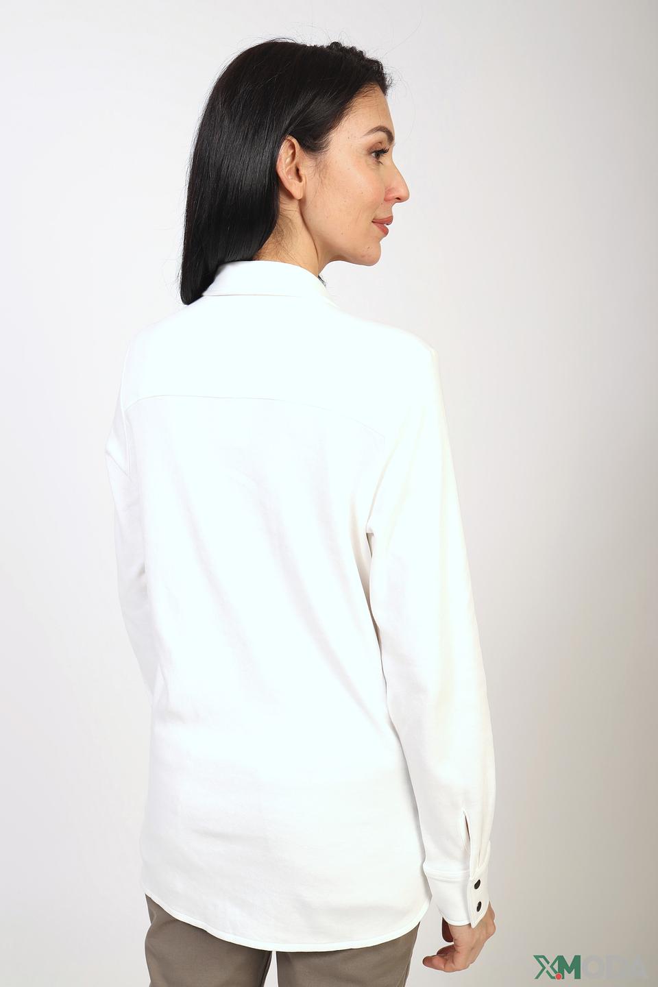 Блуза Olsen приталенная белая