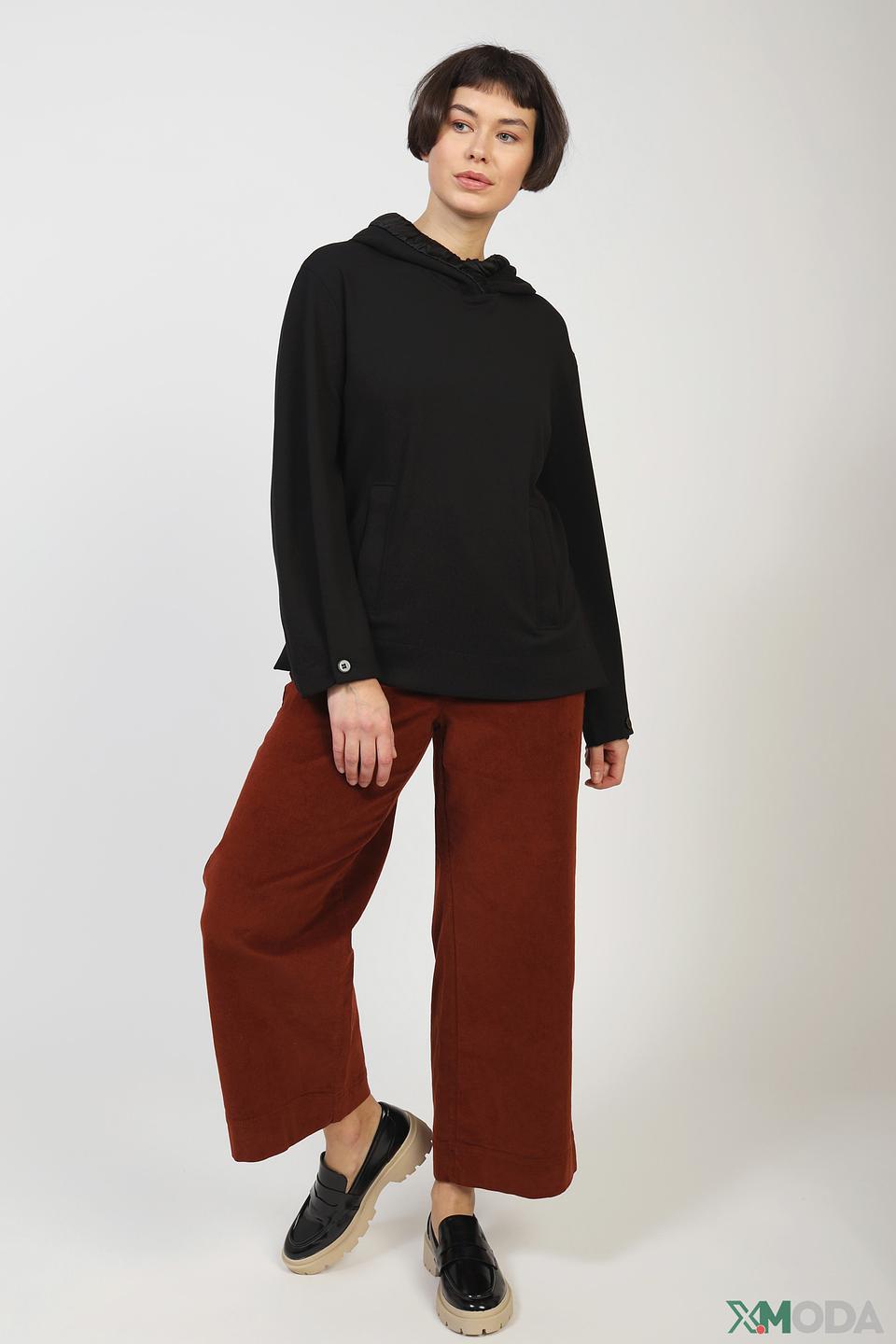 Толстовка Marc Cain чёрная с рукавами-клеш