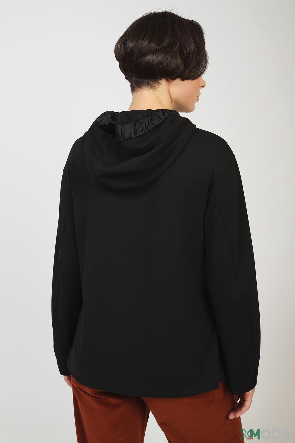 Толстовка Marc Cain чёрная с рукавами-клеш
