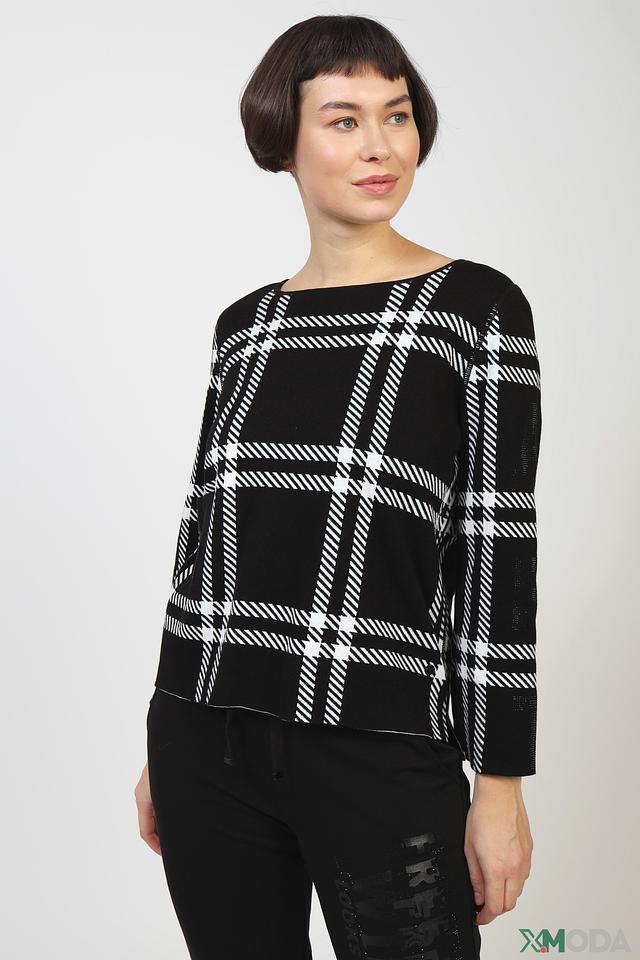 Пуловер Monari в клетку