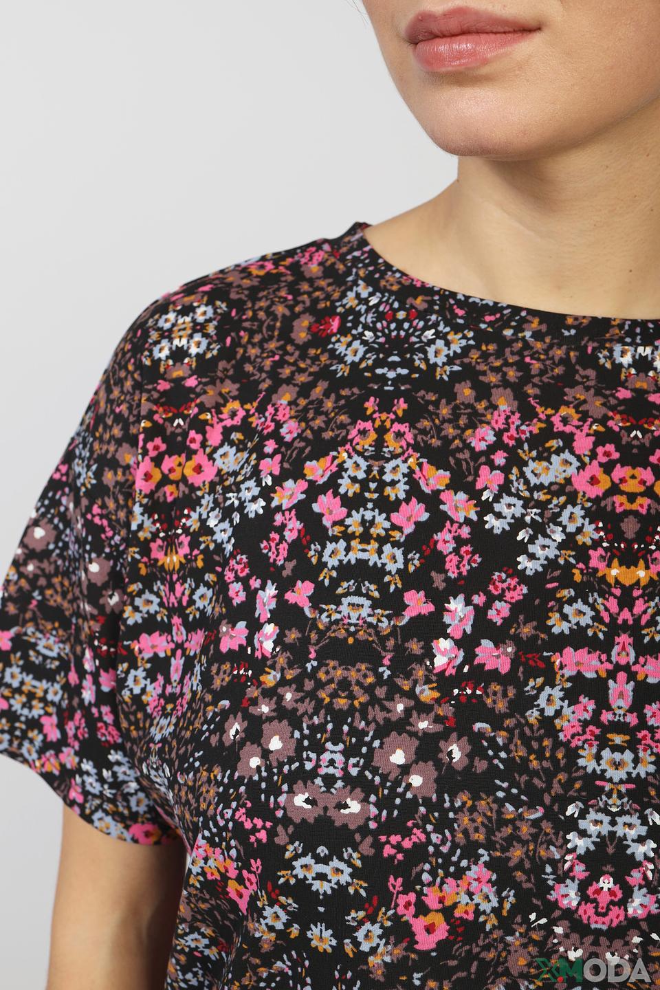 Блуза QS с цветочным принтом