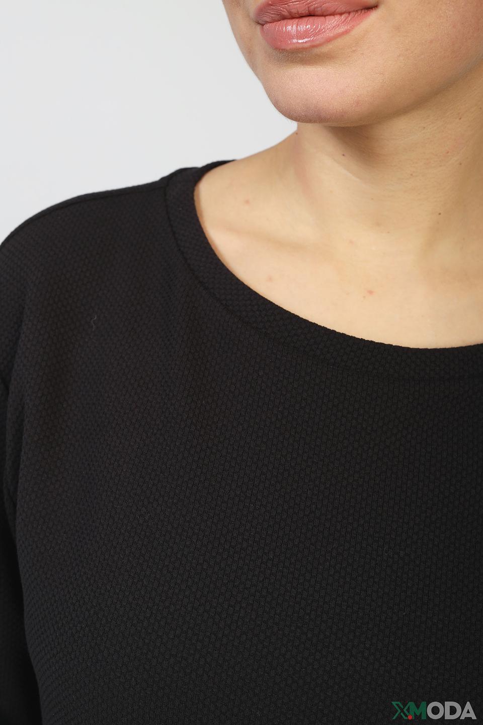 Пуловер Comma чёрный с текстурой