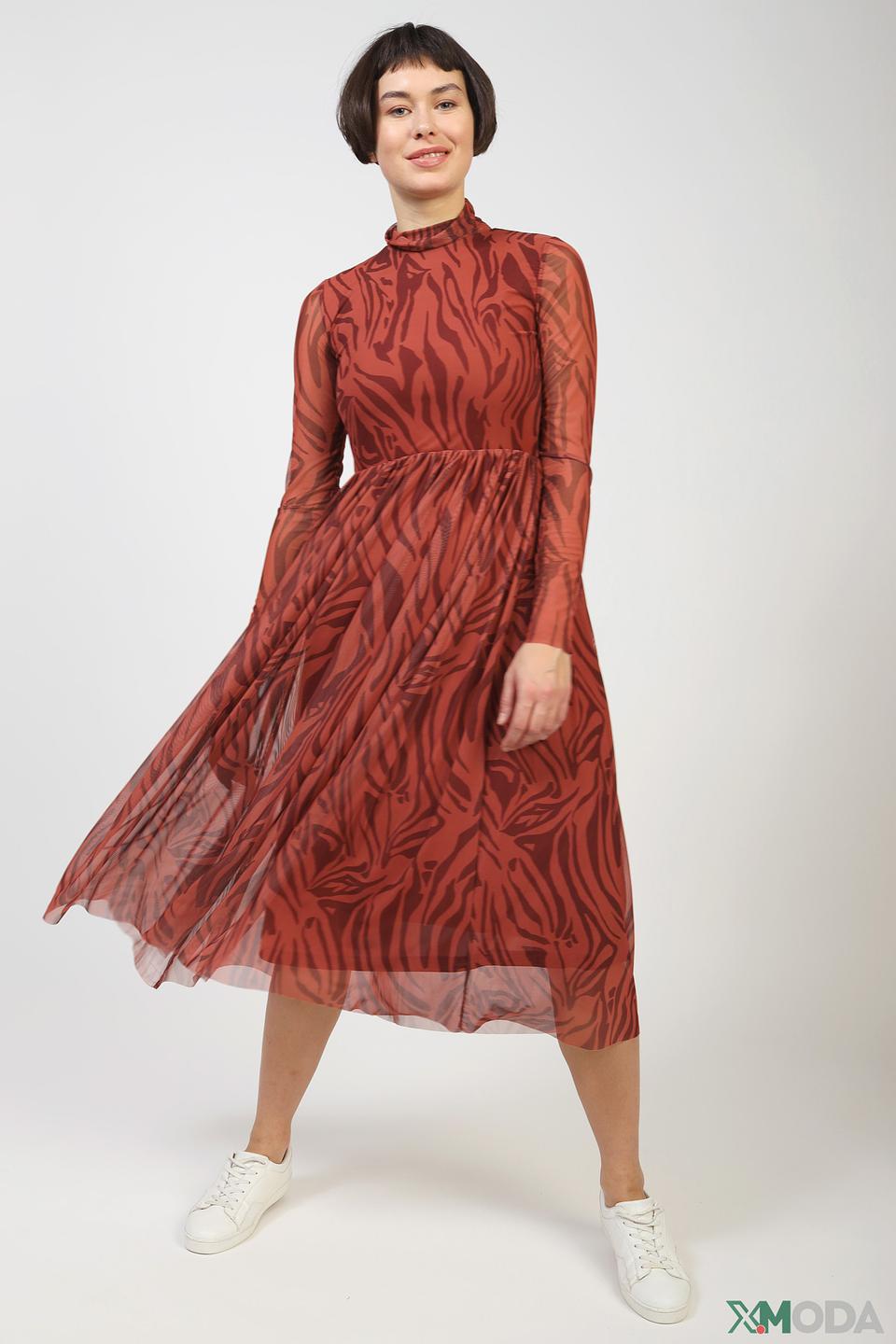 Платье Rich and Royal с принтом зебра