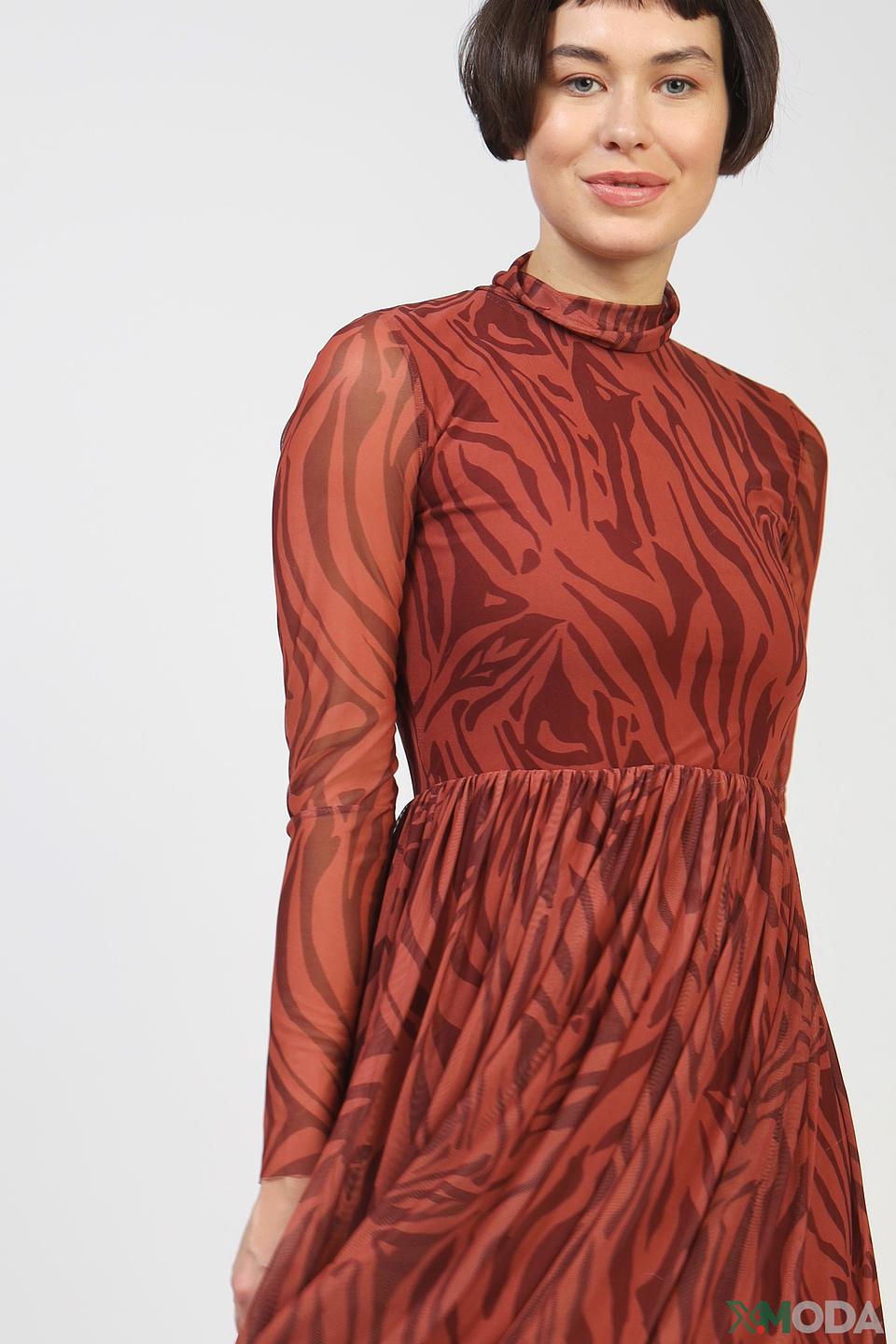 Платье Rich and Royal с принтом зебра