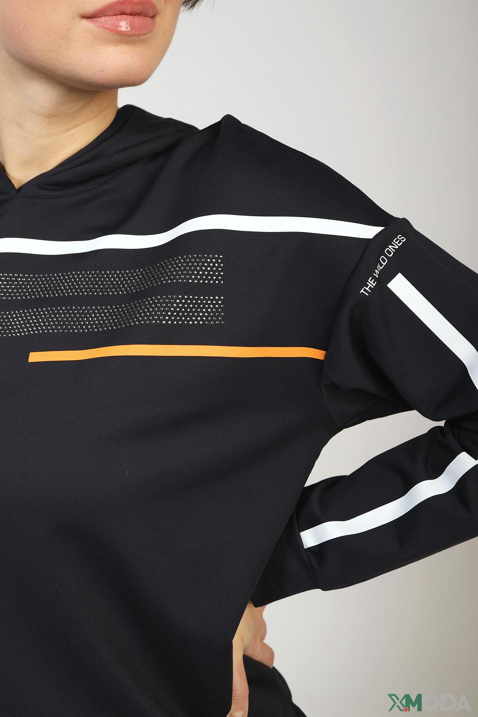 Толстовка Marc Cain спортивная чёрная