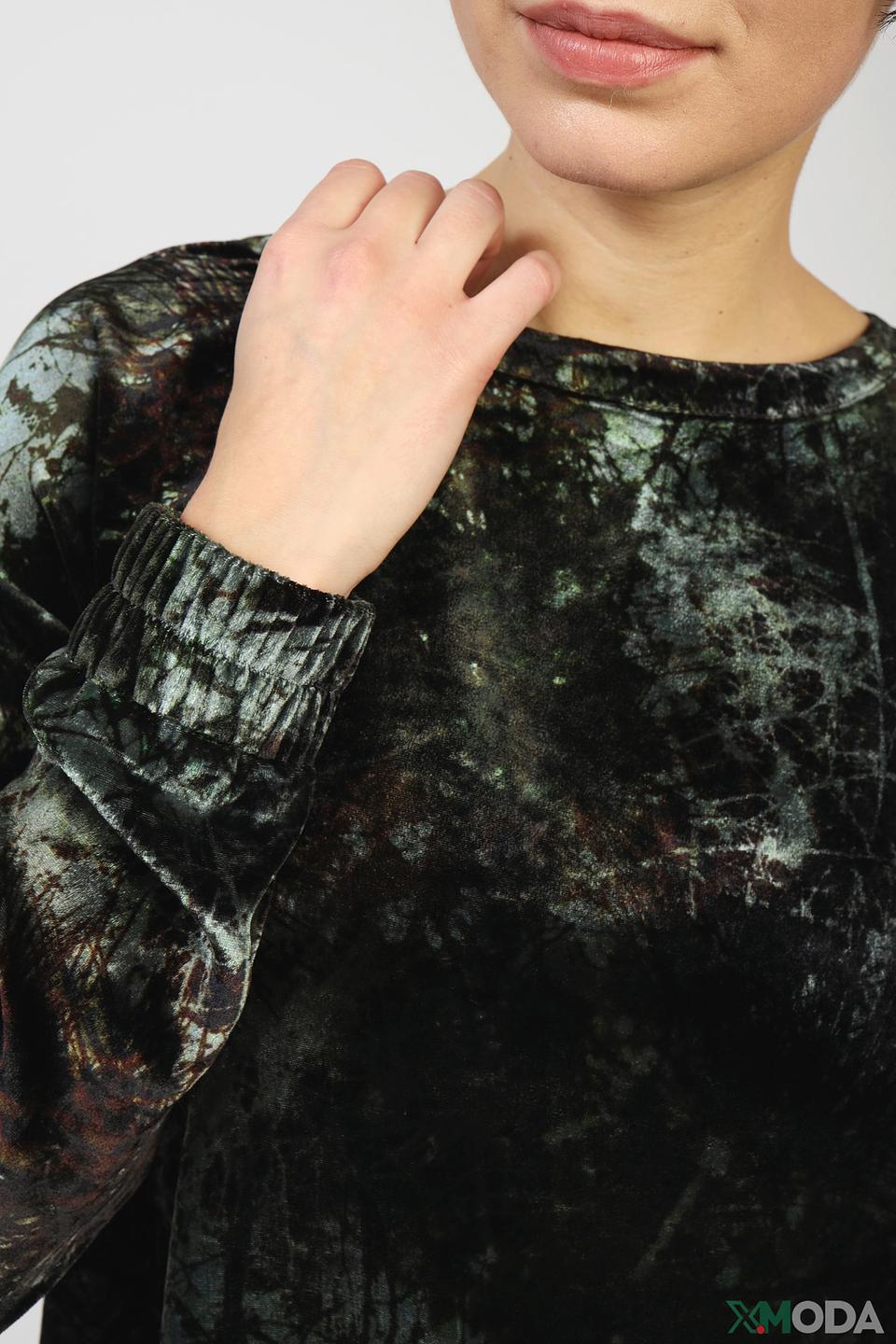 Пуловер Marc Cain с бархатистой текстурой