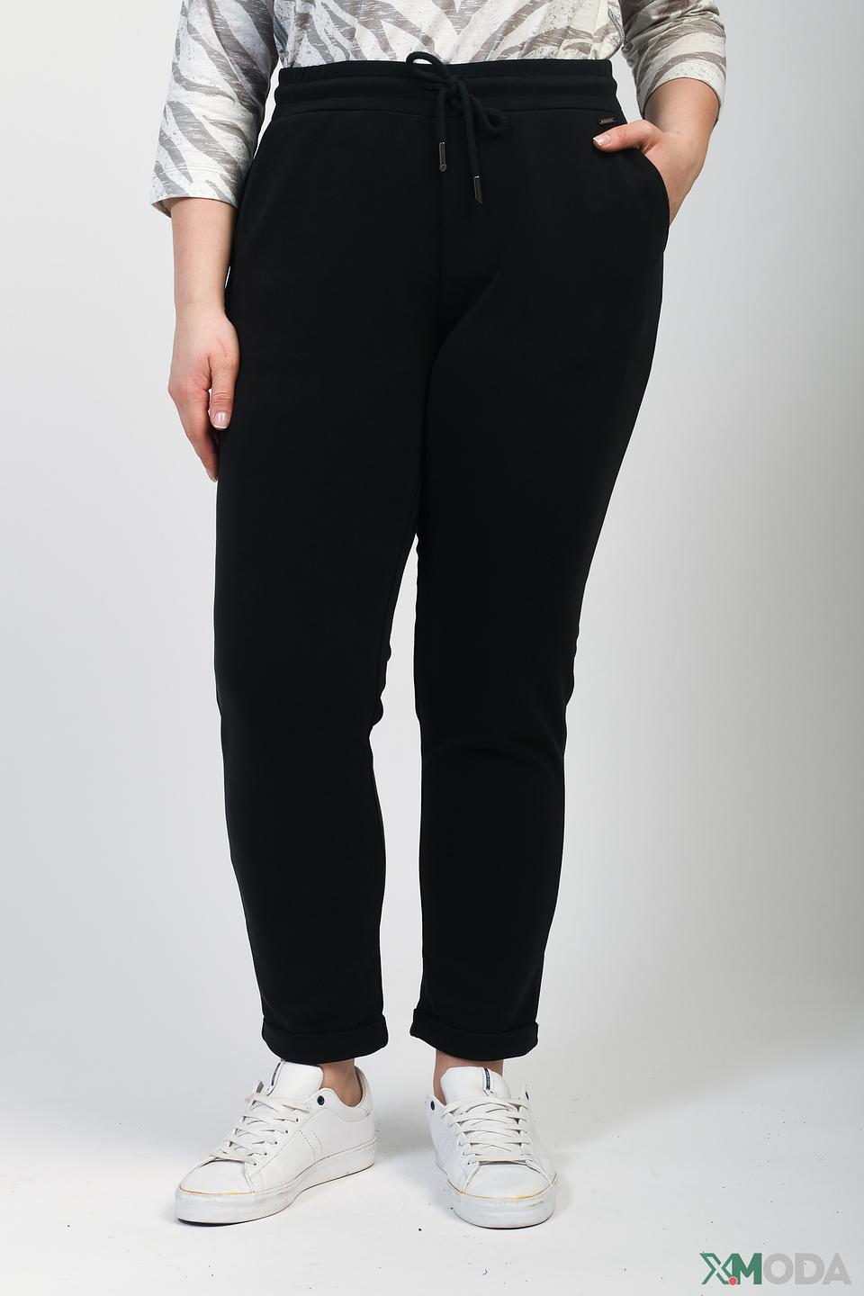 Брюки Samoon чёрные с манжетами