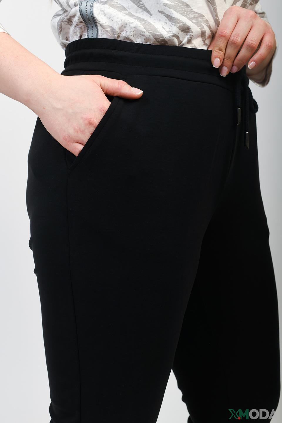 Брюки Samoon чёрные с манжетами