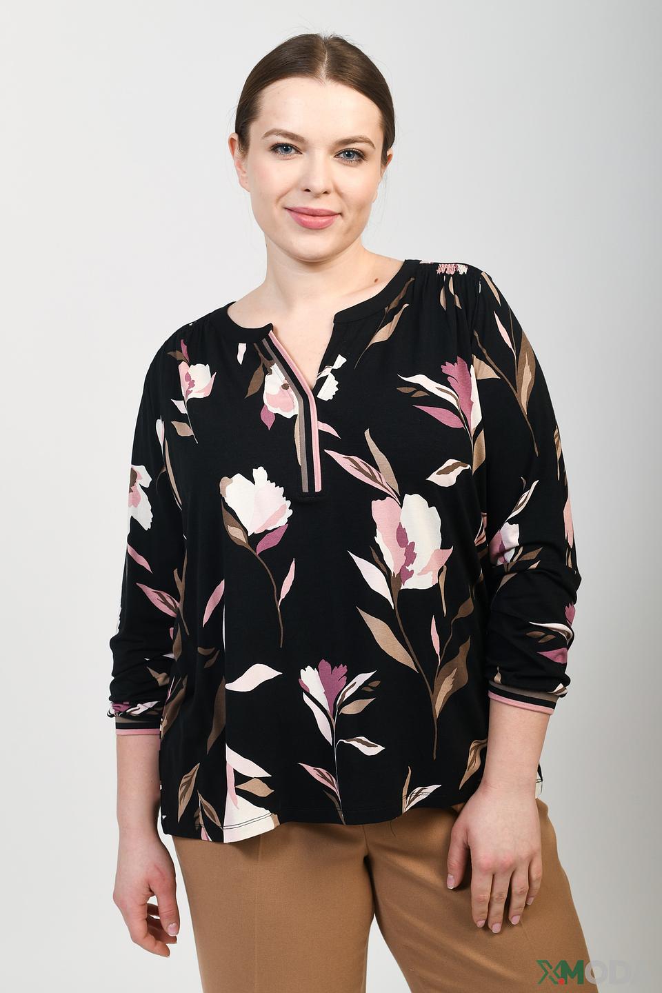 Блуза Via Appia с цветочным принтом