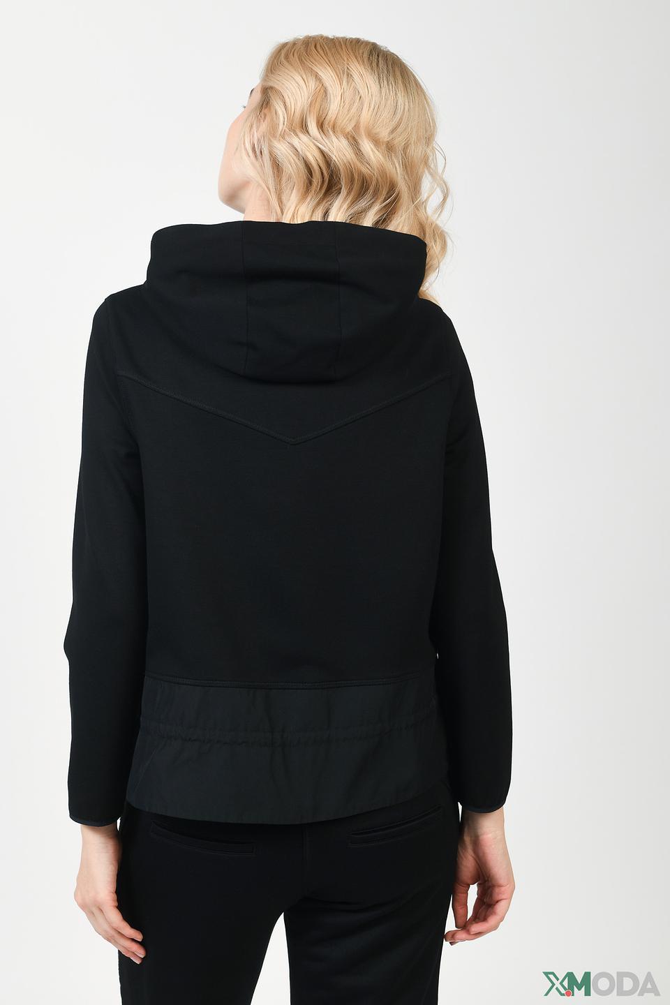 Жакет Bianca с капюшоном чёрный