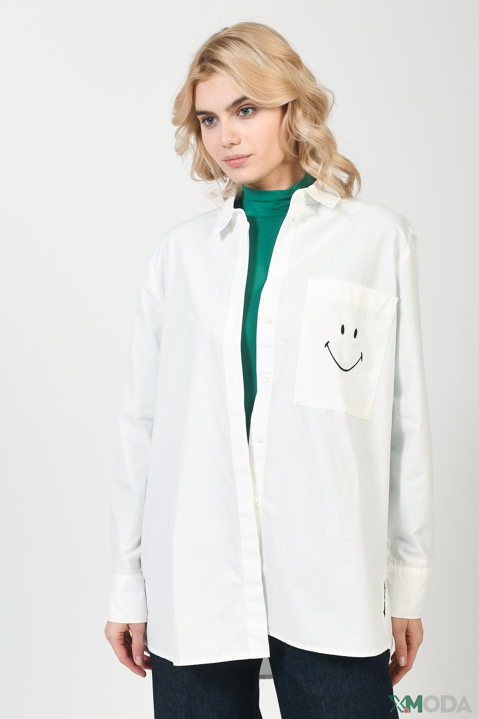 Рубашка s.Oliver с карманом-смайликом