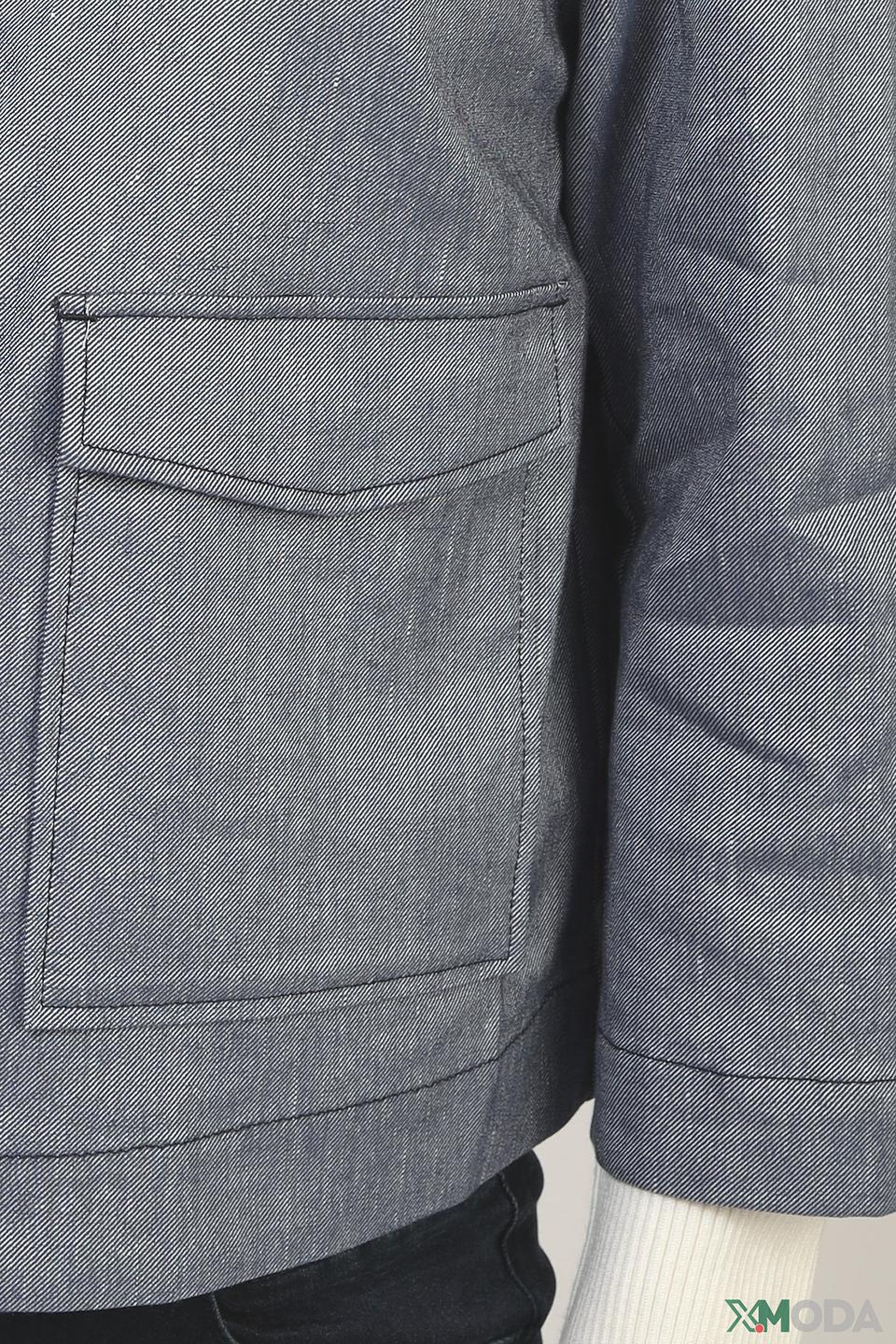 Жакет Comma деним синий