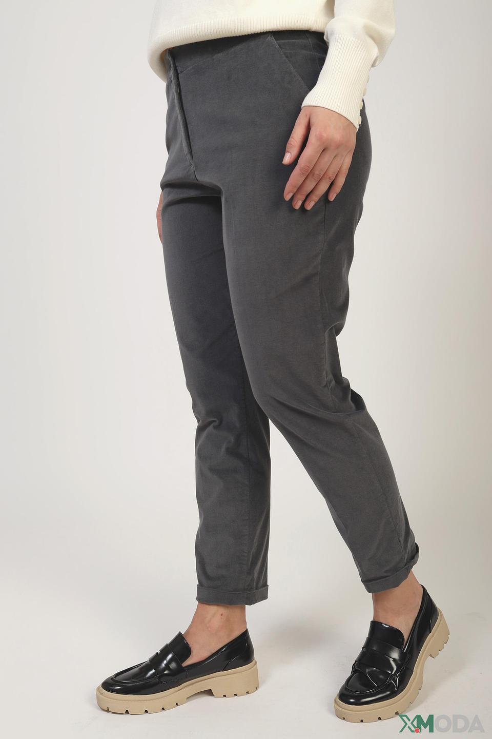 Брюки Raphaela by Brax серые Slim