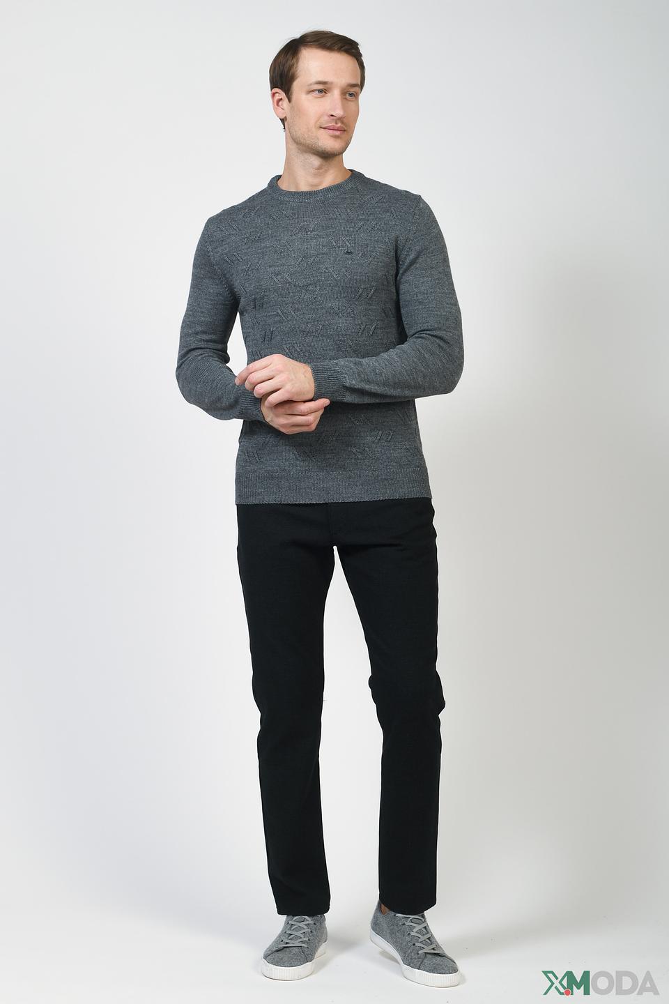 Джемпер Granchio с узором серый