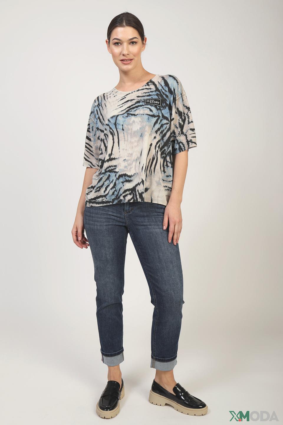 Пуловер Marc Aurel с тигровым принтом