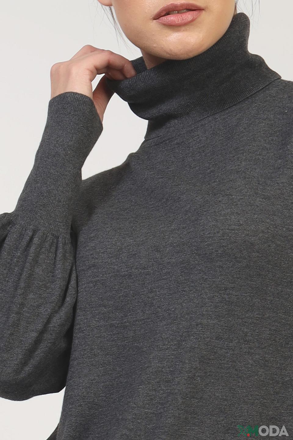 Водолазка Marc Aurel с рукавами-фонариками графит