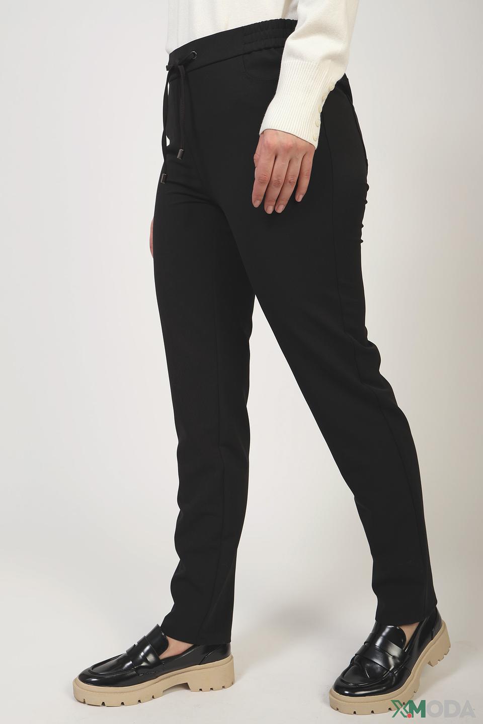 Брюки Frank Walder черные с завязками