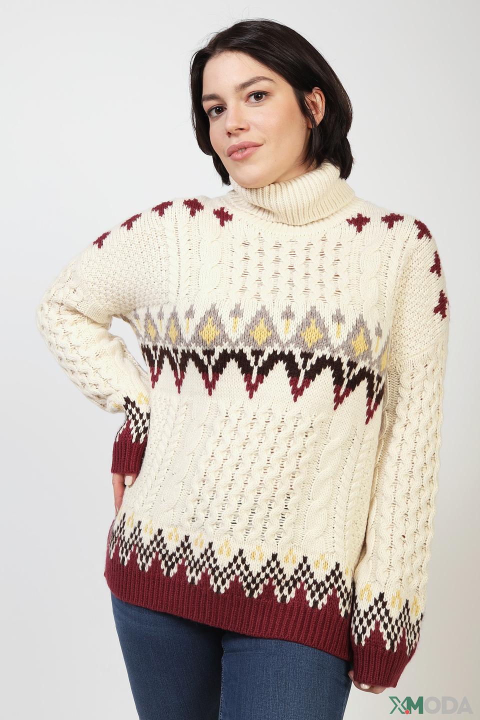 Водолазка s.Oliver в полоску кремовый