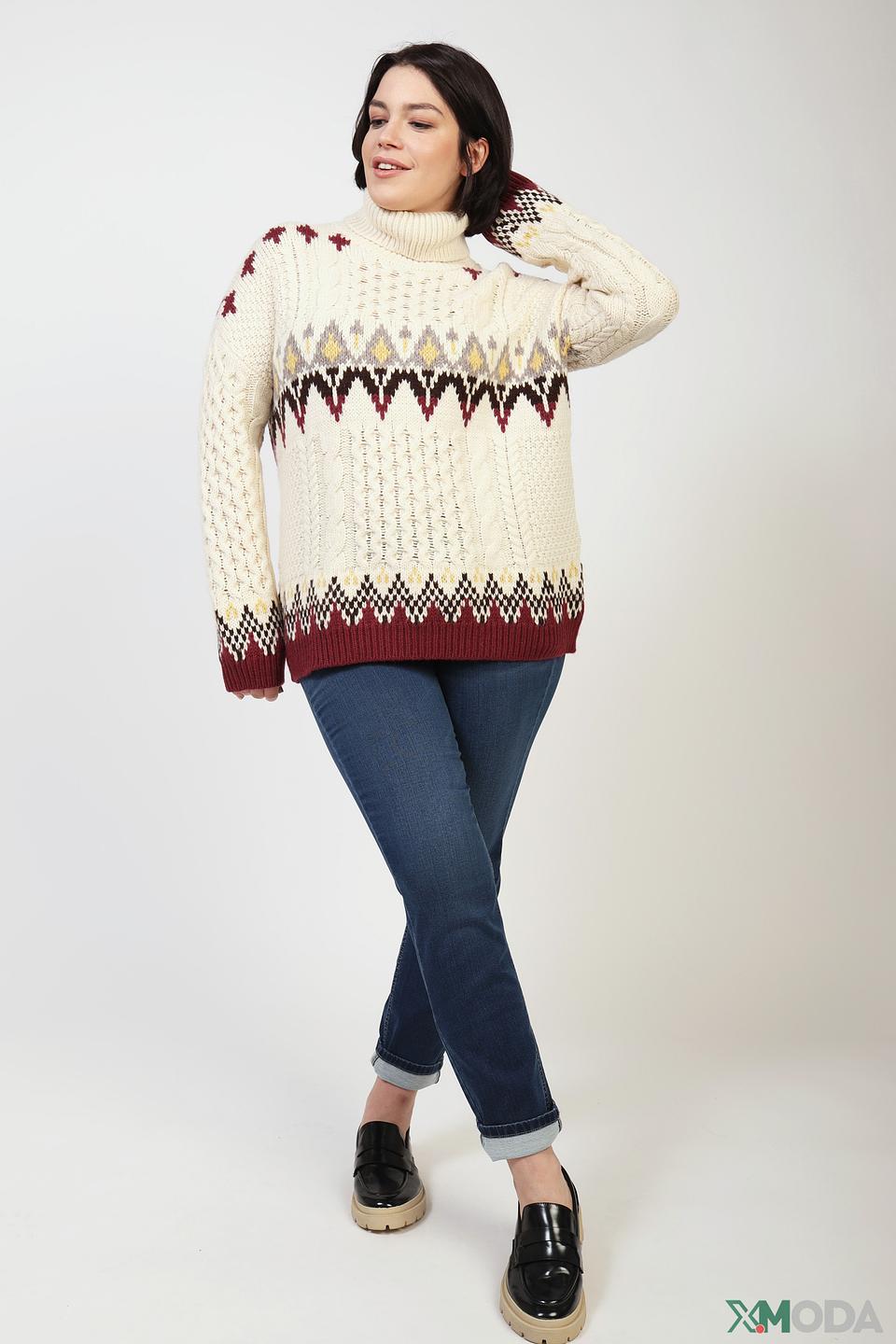 Водолазка s.Oliver в полоску кремовый