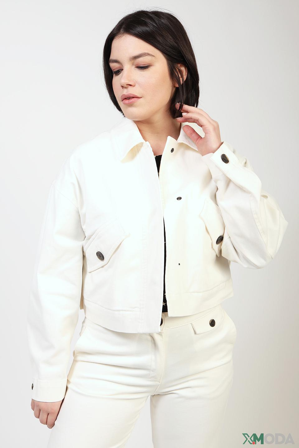 Жакет Taifun приталенный белый