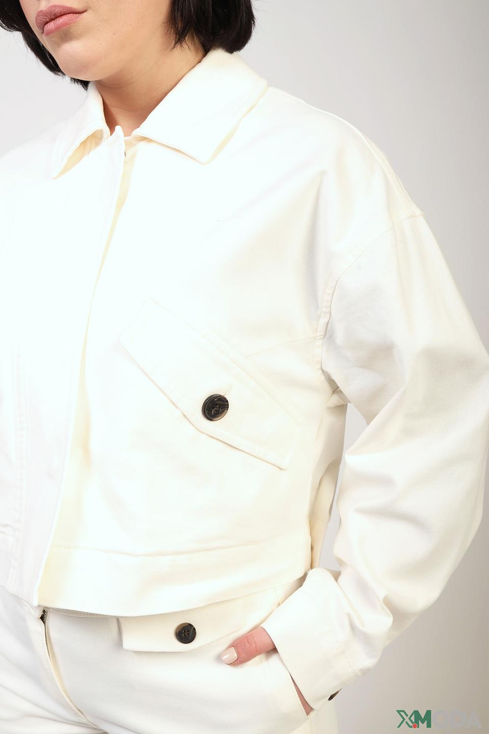 Жакет Taifun приталенный белый