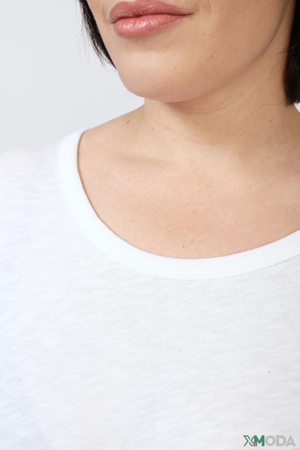 Футболка Oui женская белая с коротким рукавом