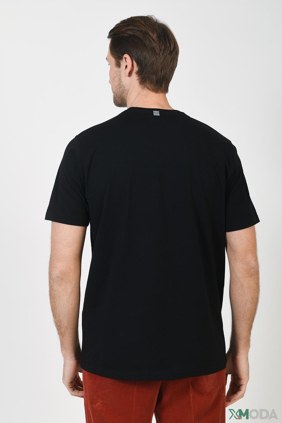 Футболка Bugatti с логотипом чёрная