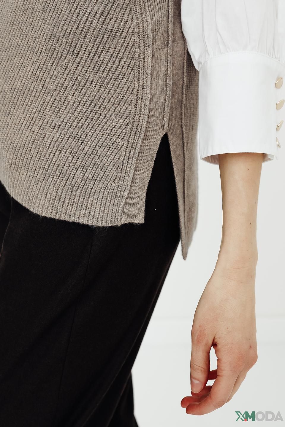 Жилет Tom Tailor вязаный бежевый