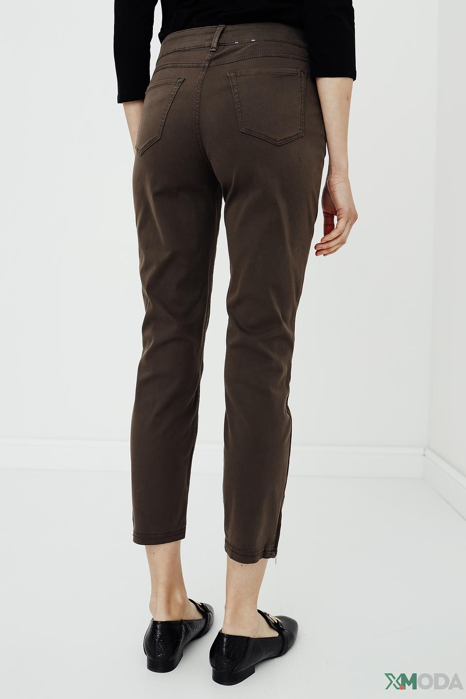 Брюки Gardeur хаки укороченные