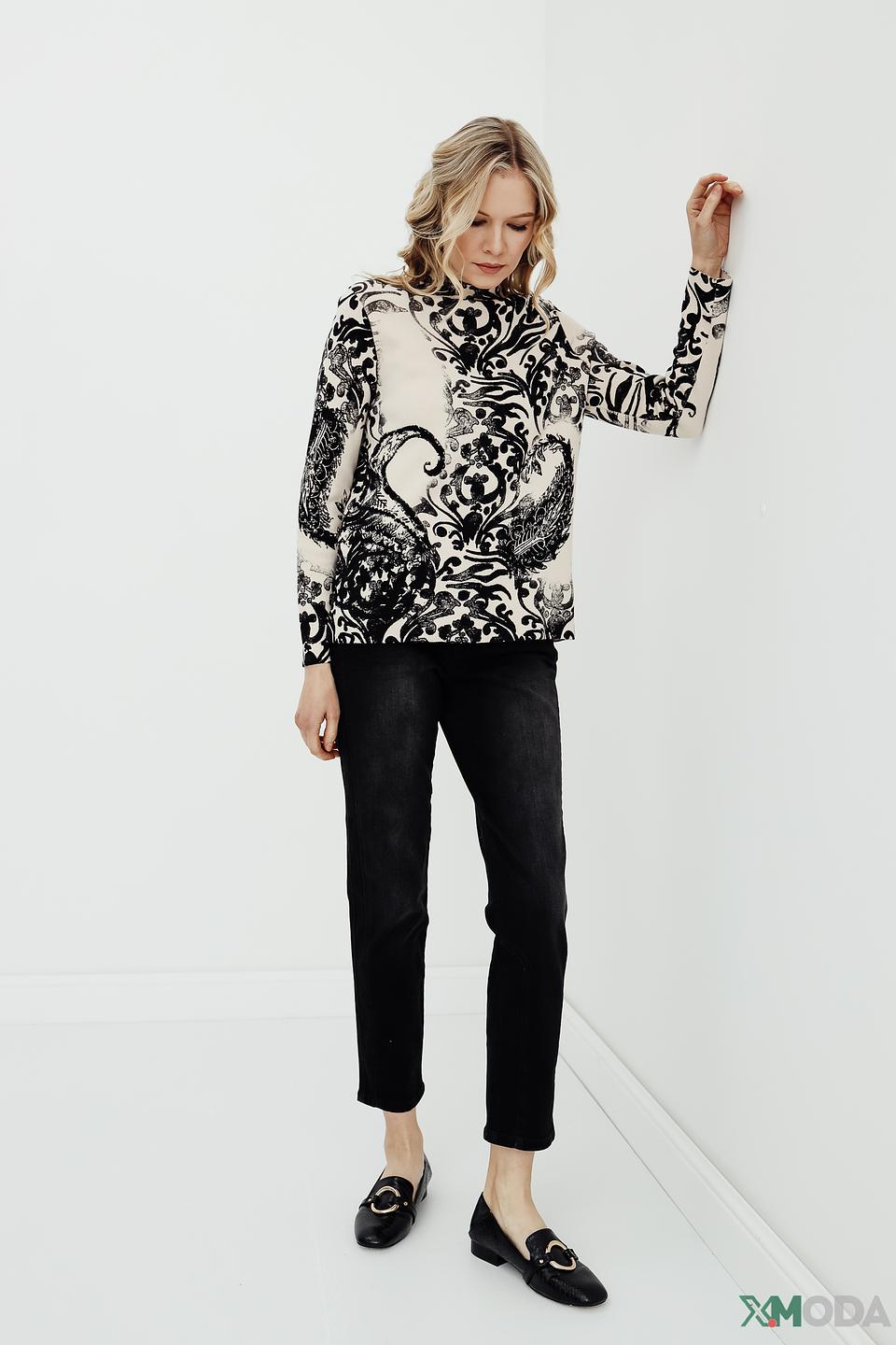 Джинсы Betty and Co черные прямые