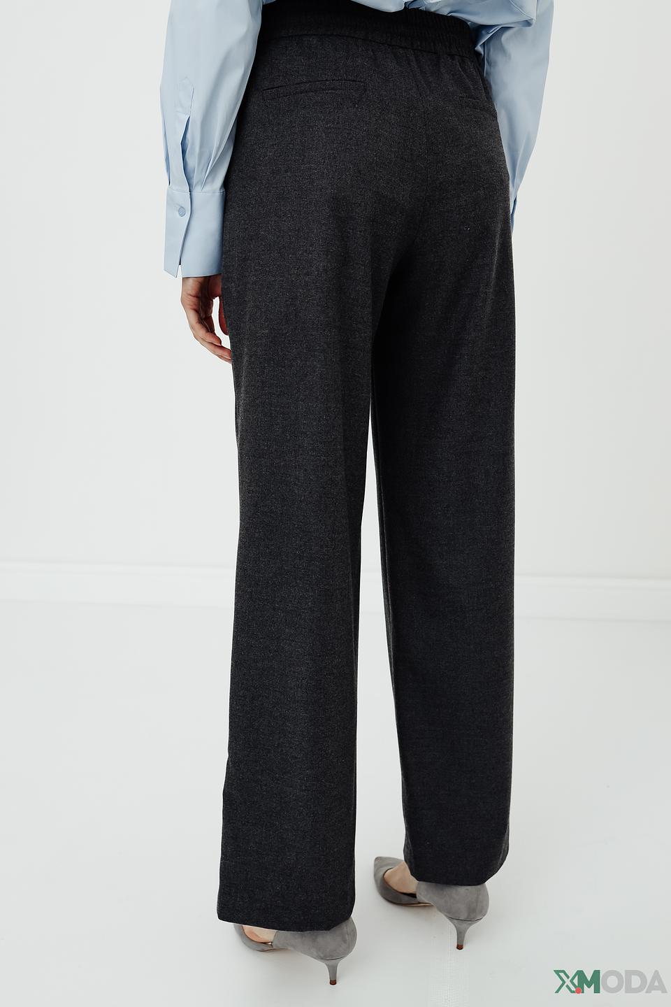 Брюки палаццо Set графит
