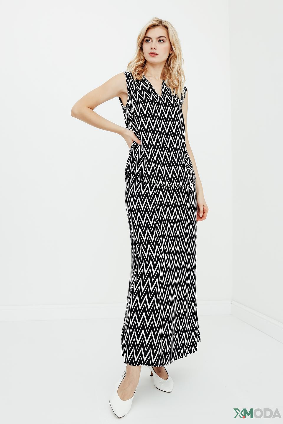 Топ Betty Barclay зигзаг чёрный