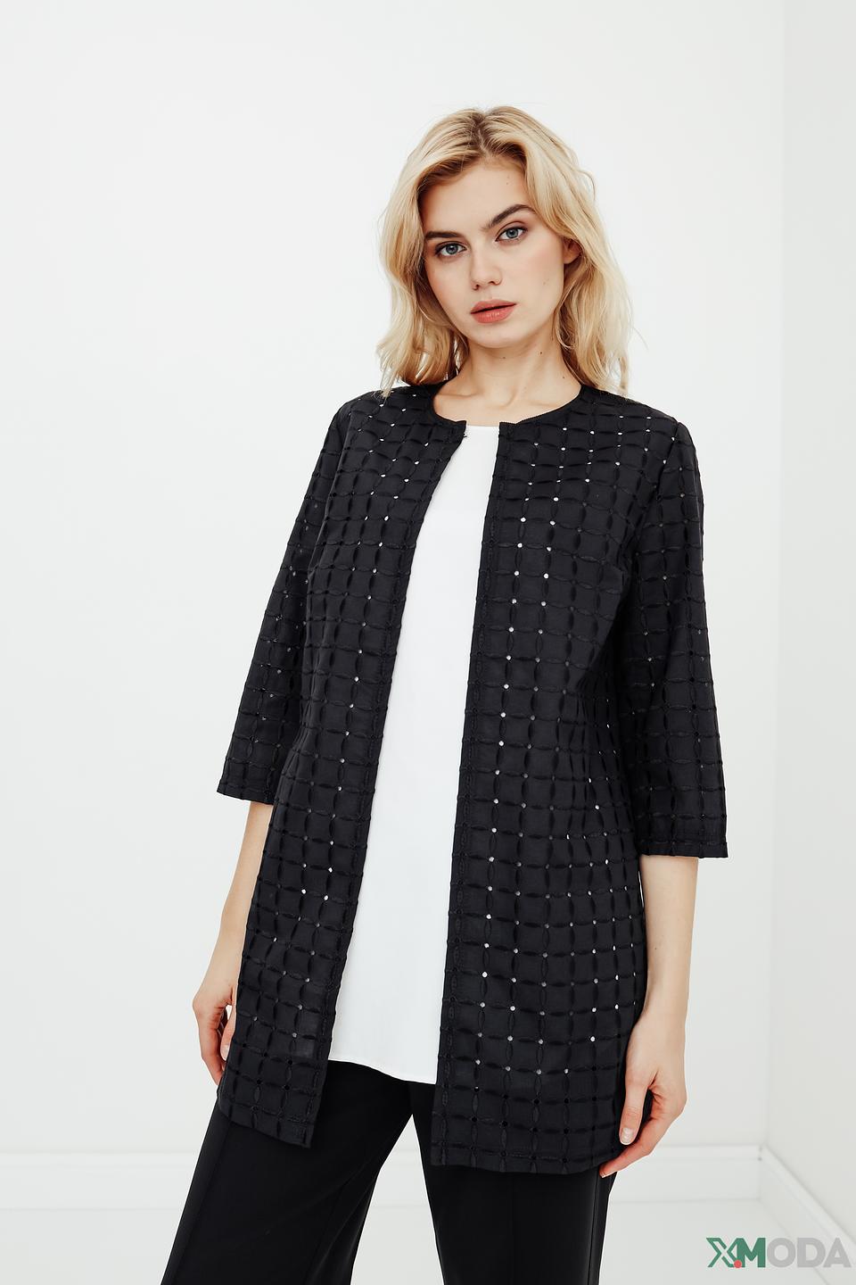 Жакет Betty Barclay с вышивкой чёрный