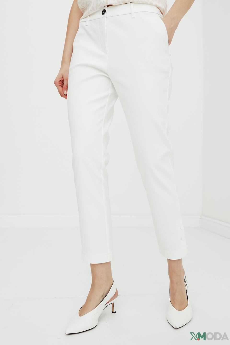 Брюки Marc Cain белые прямые
