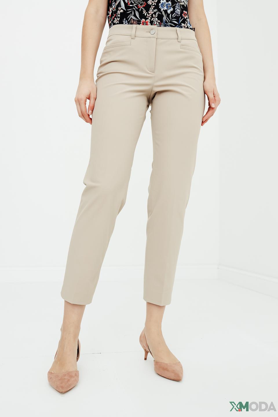 Брюки Cambio бежевые прямые