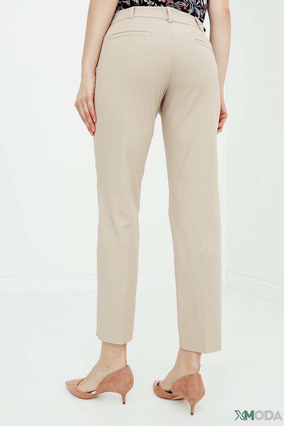 Брюки Cambio бежевые прямые