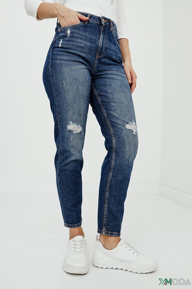 Джинсы QS с рваностями