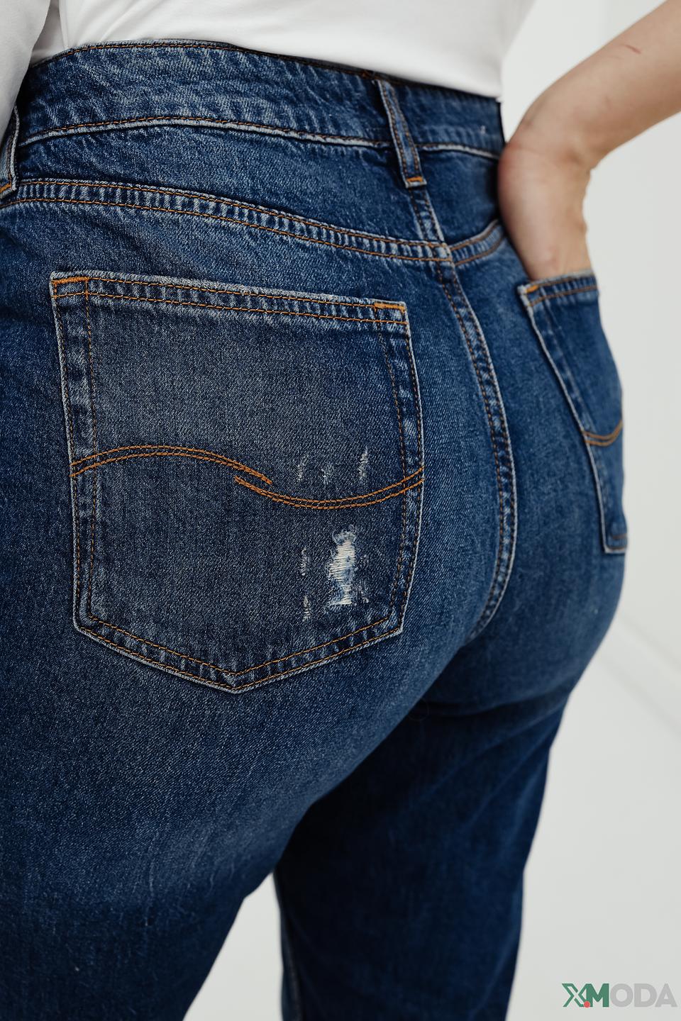 Джинсы QS с рваностями