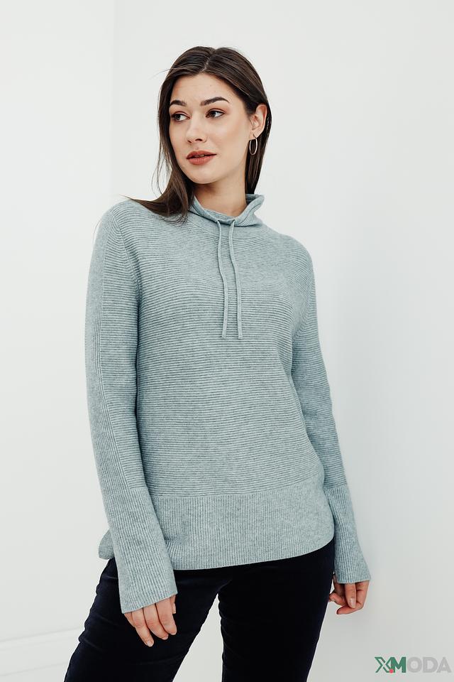 Пуловер Betty and Co с капюшоном мятный