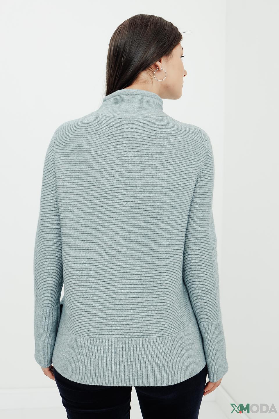 Пуловер Betty and Co с капюшоном мятный