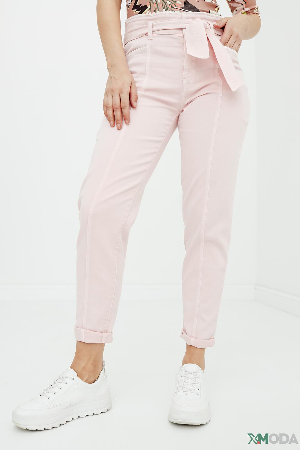 Джинсы с поясом Marc Cain пудровый