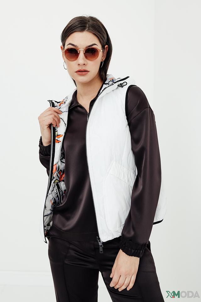 Жилет Marc Cain Sports чёрно-белый