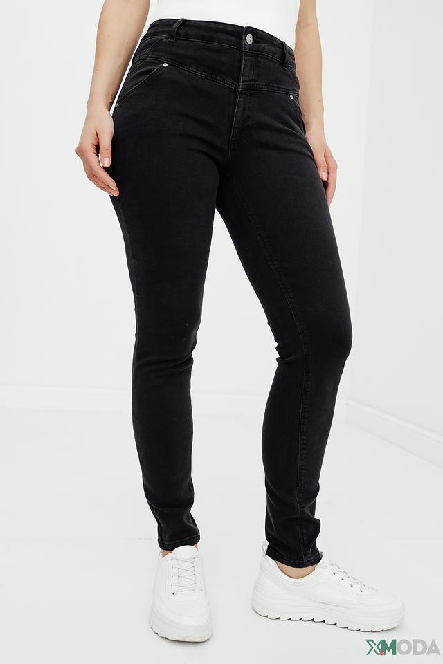 Джинсы скинни Oui чёрные