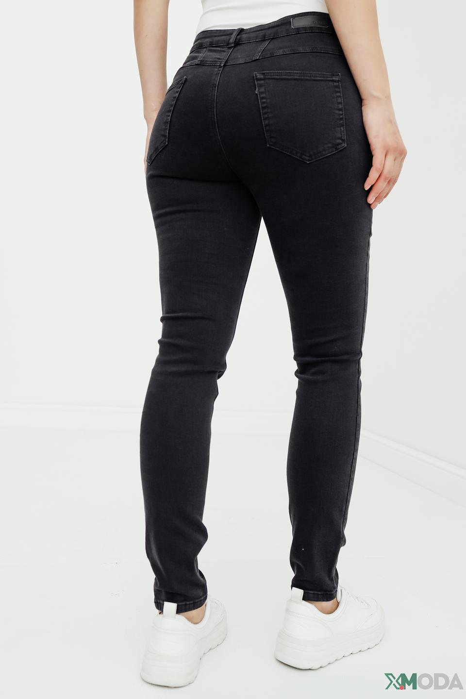 Джинсы скинни Oui чёрные