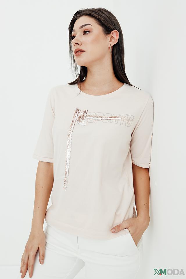 Футболка Marc Cain Sports бежевая