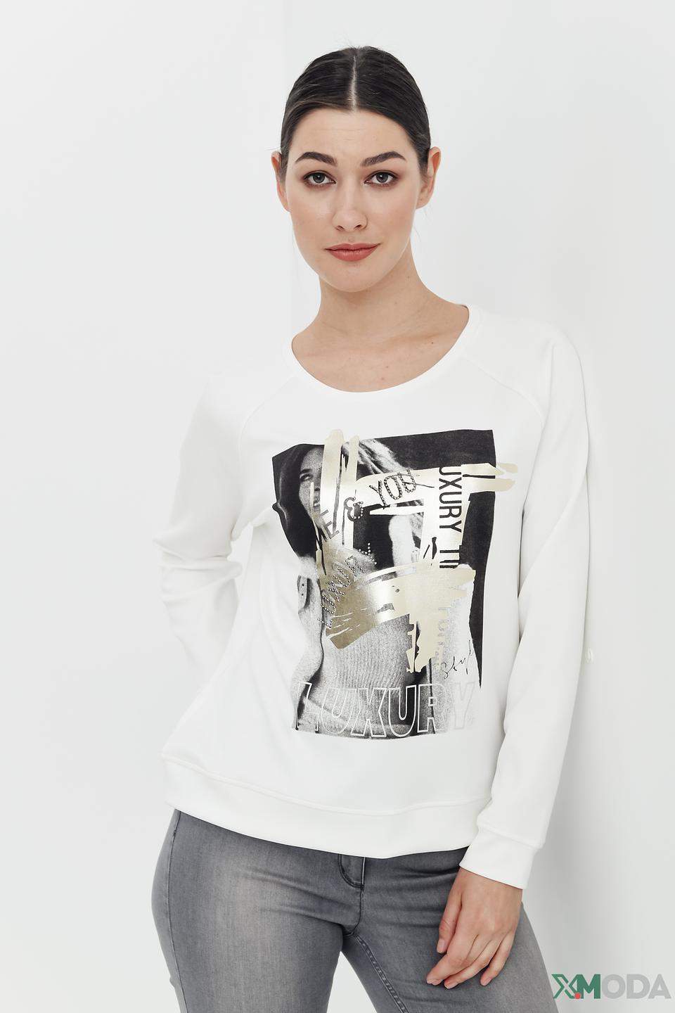 Пуловер Monari с принтом