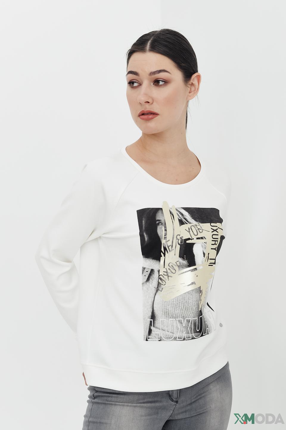 Пуловер Monari с принтом